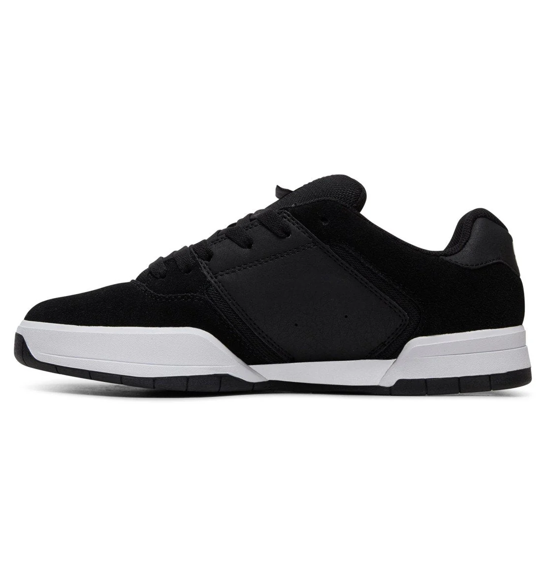 DC Mens Cental Skate Shoes - Black/White - Image 3