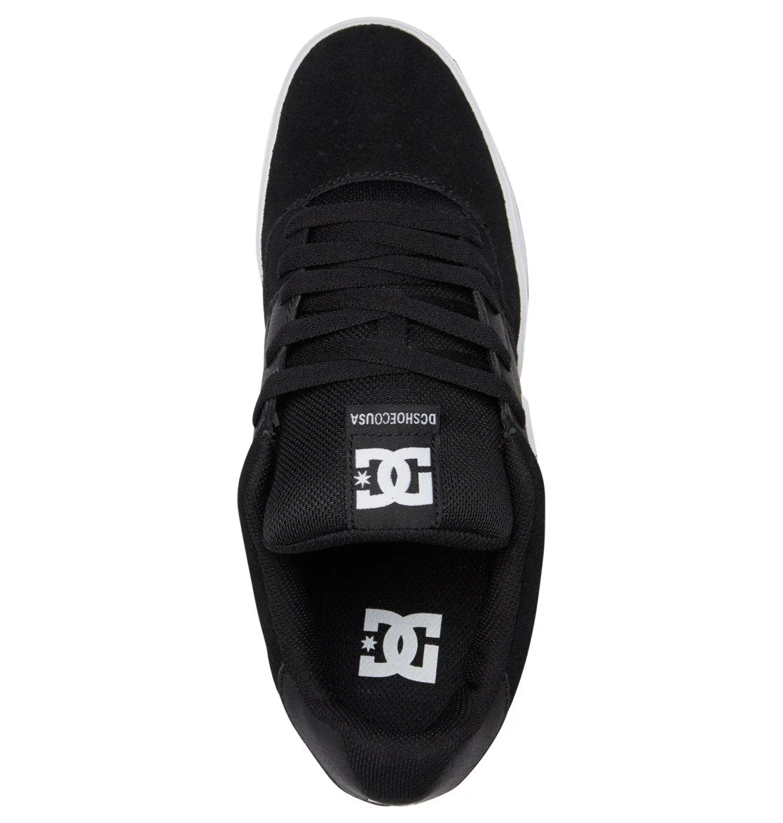 DC Mens Cental Skate Shoes - Black/White - Image 4