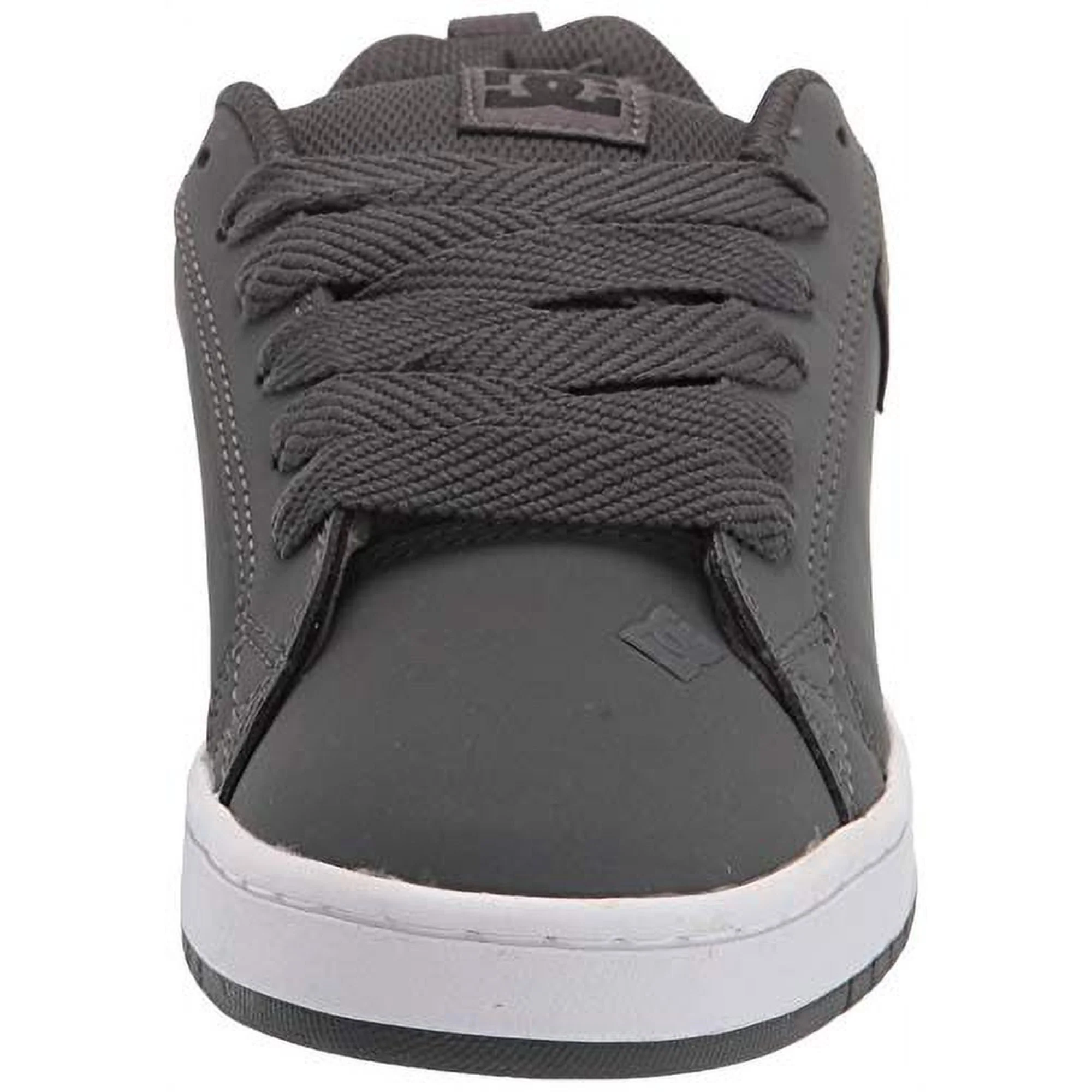 DC Mens Court Graffik Shoes - Grey/Black/White - Image 8
