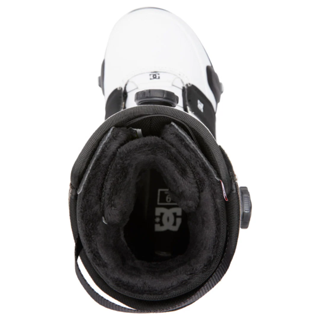 DC Men's Judge Step On Boa Snowboard Boots - White/Black Print - Image 5