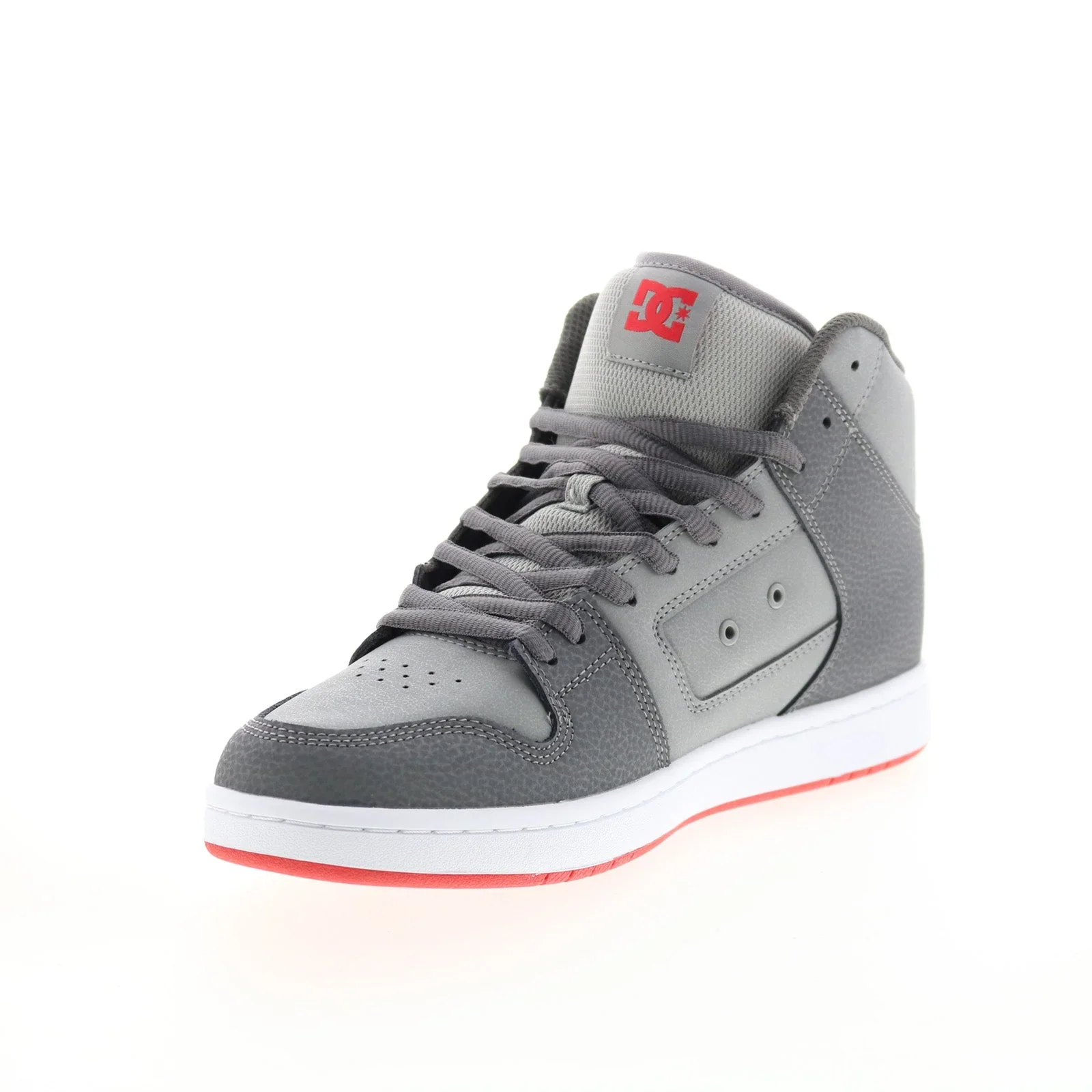 DC Men's Manteca 4 Hi Shoes - White/Grey/Orange - Image 4