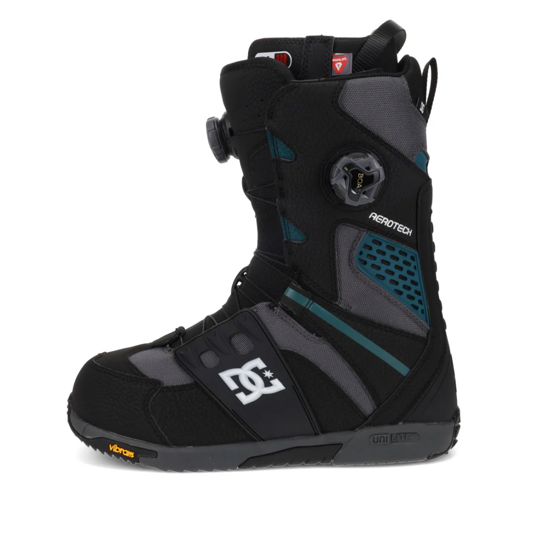DC Men's Phantom Snowboard Boot - Black/Grey/Teal - Image 3