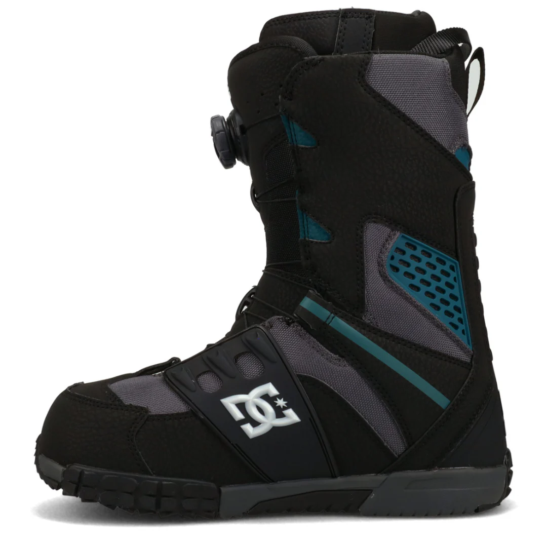 DC Men's Phantom Snowboard Boot - Black/Grey/Teal - Image 6