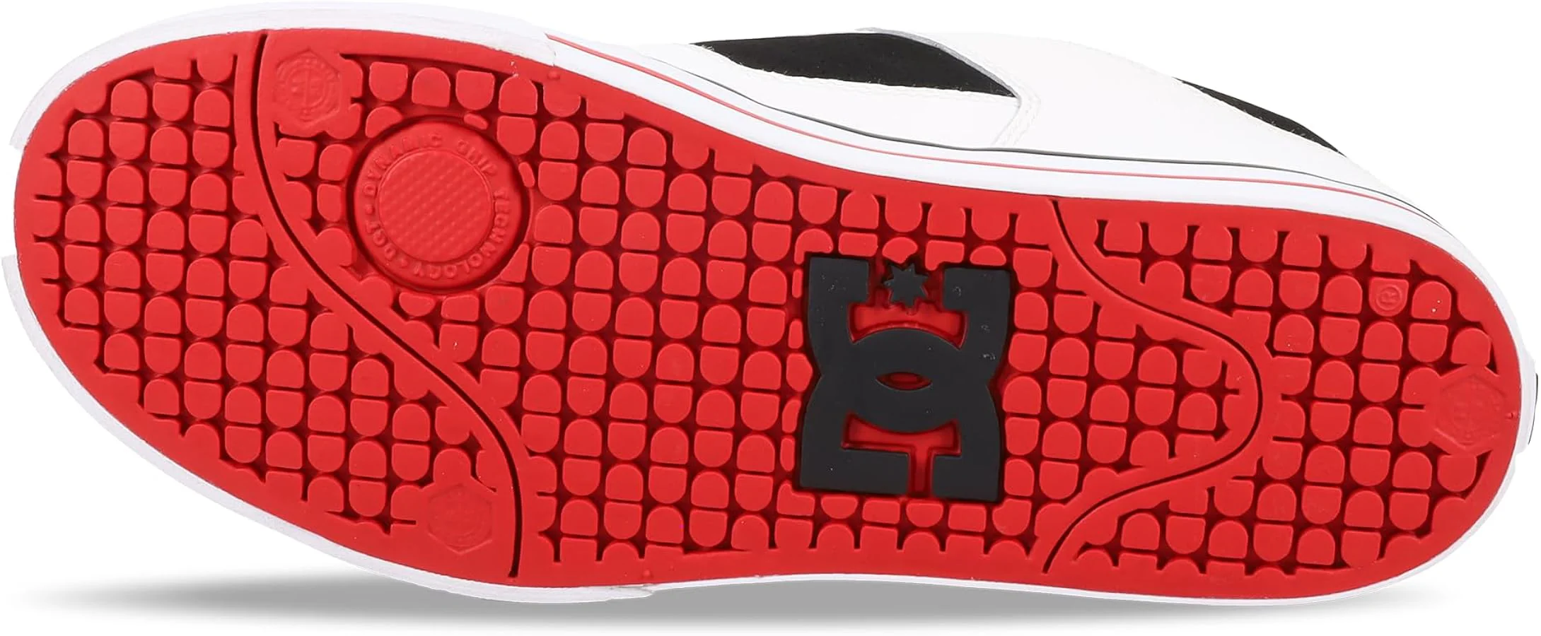 DC Men's Pure Shoes - White/Black/Red - Image 8