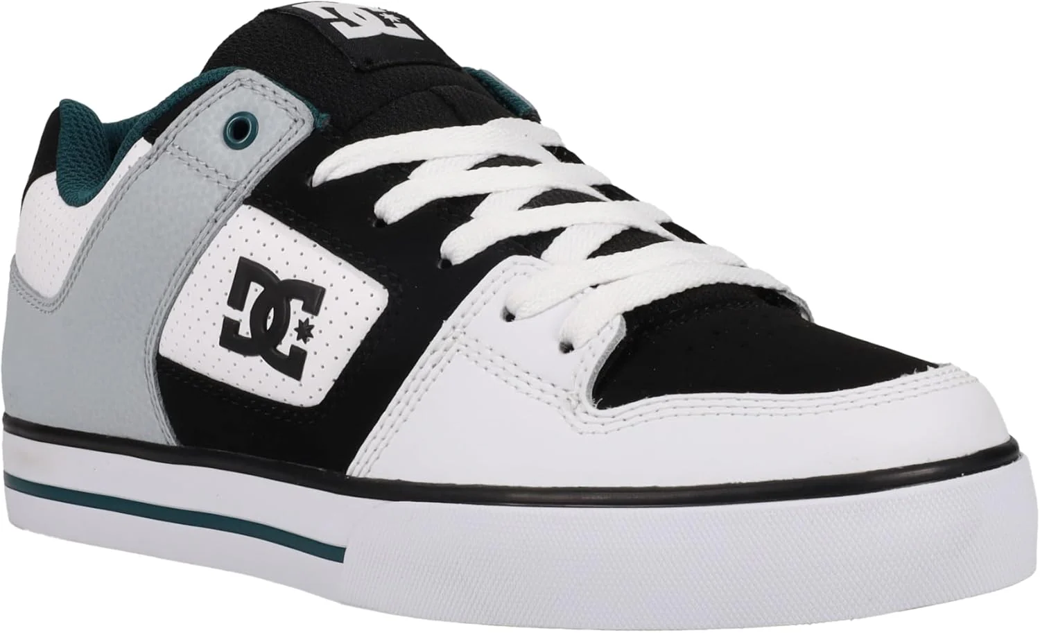 DC Men's Pure Shoes - White/Black Teal