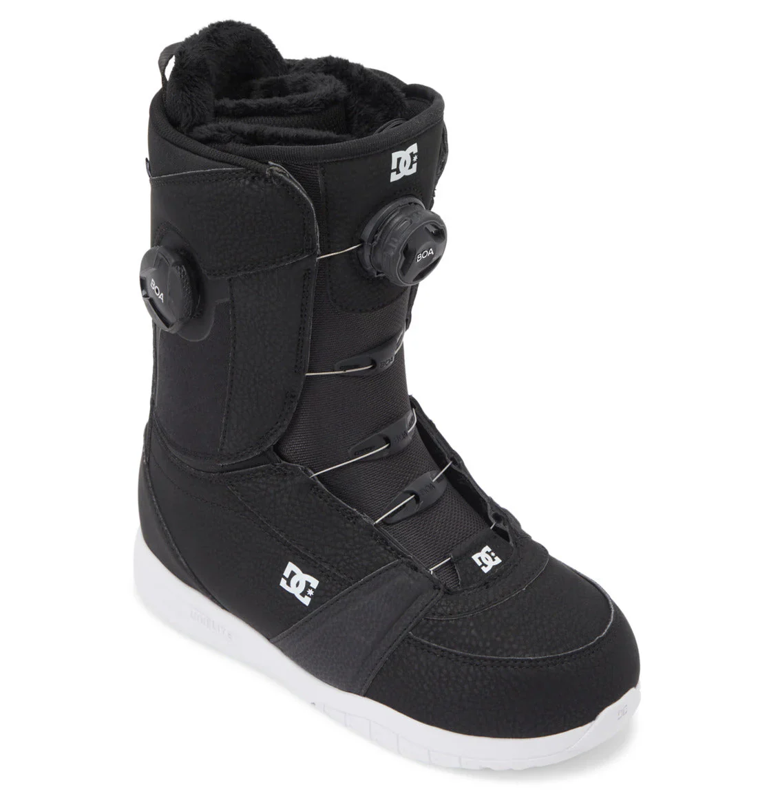 DC Women's Lotus Boa Snowboard Boots - Black/White
