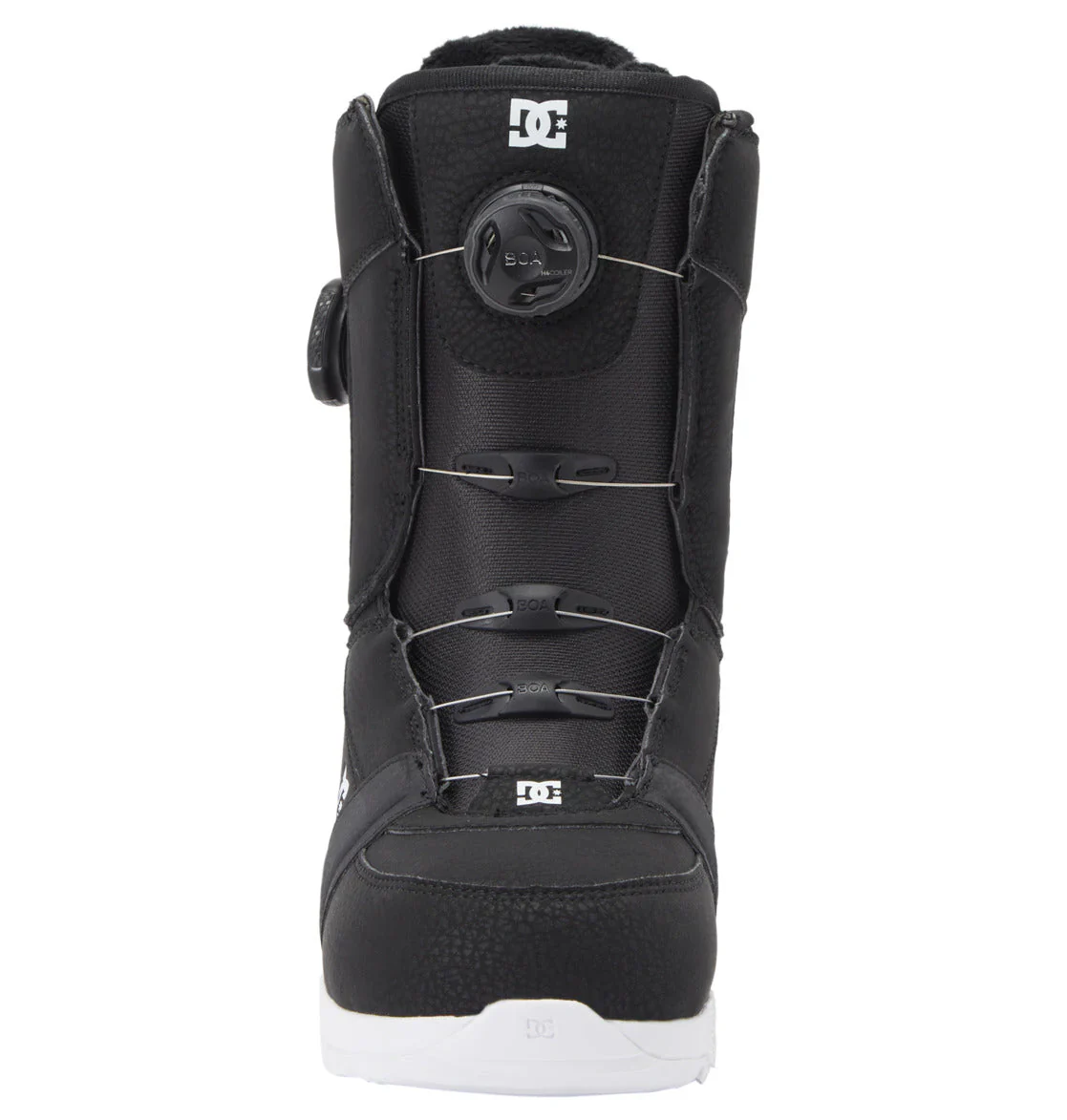 DC Women's Lotus Boa Snowboard Boots - Black/White - Image 2