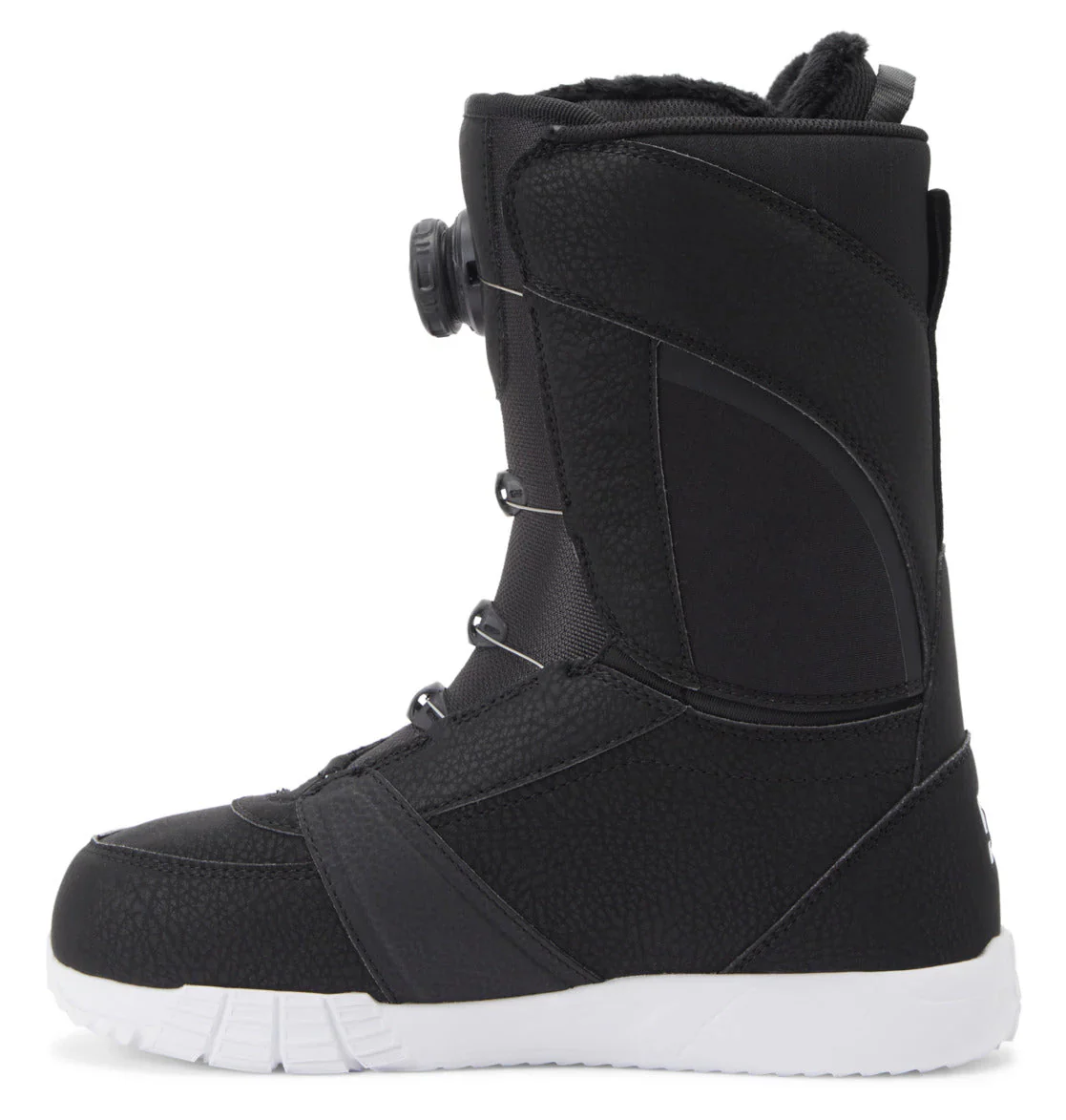 DC Women's Lotus Boa Snowboard Boots - Black/White - Image 6