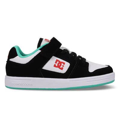 DC Youth Manteca 4 V Shoes - Black/Orange/Mint - Image 2