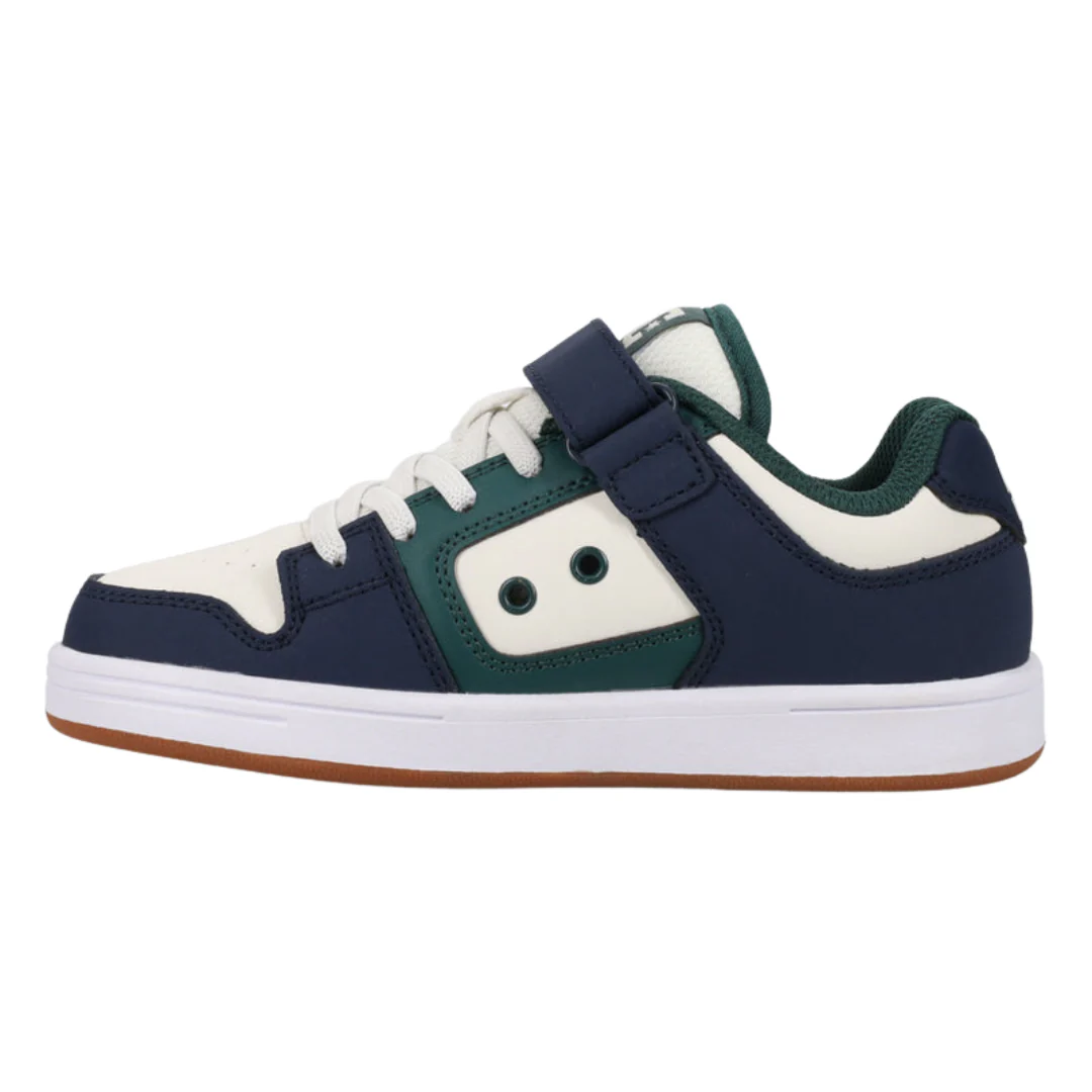 DC Youth Manteca 4 V Shoes - Navy/White/Green - Image 4