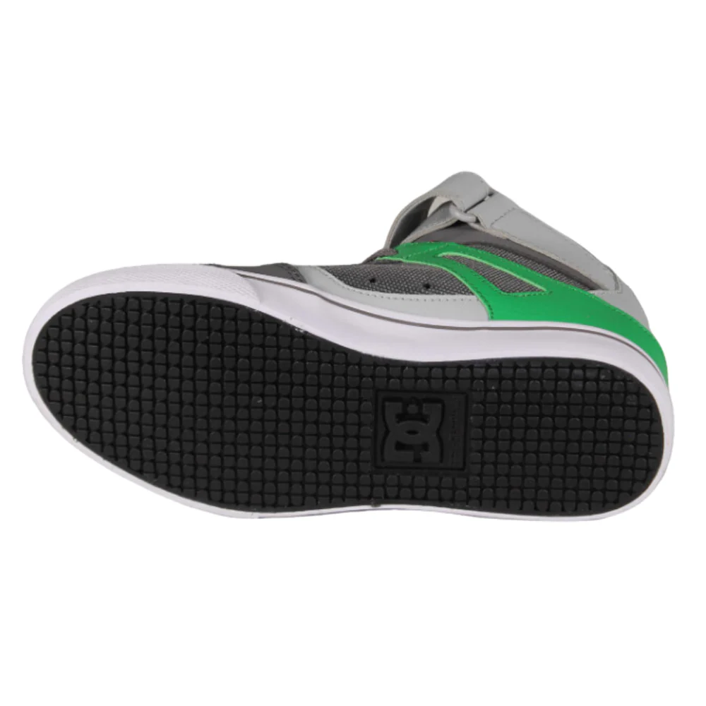 DC Youth Pure High-Top Ev Shoes - Grey/Green - Image 2
