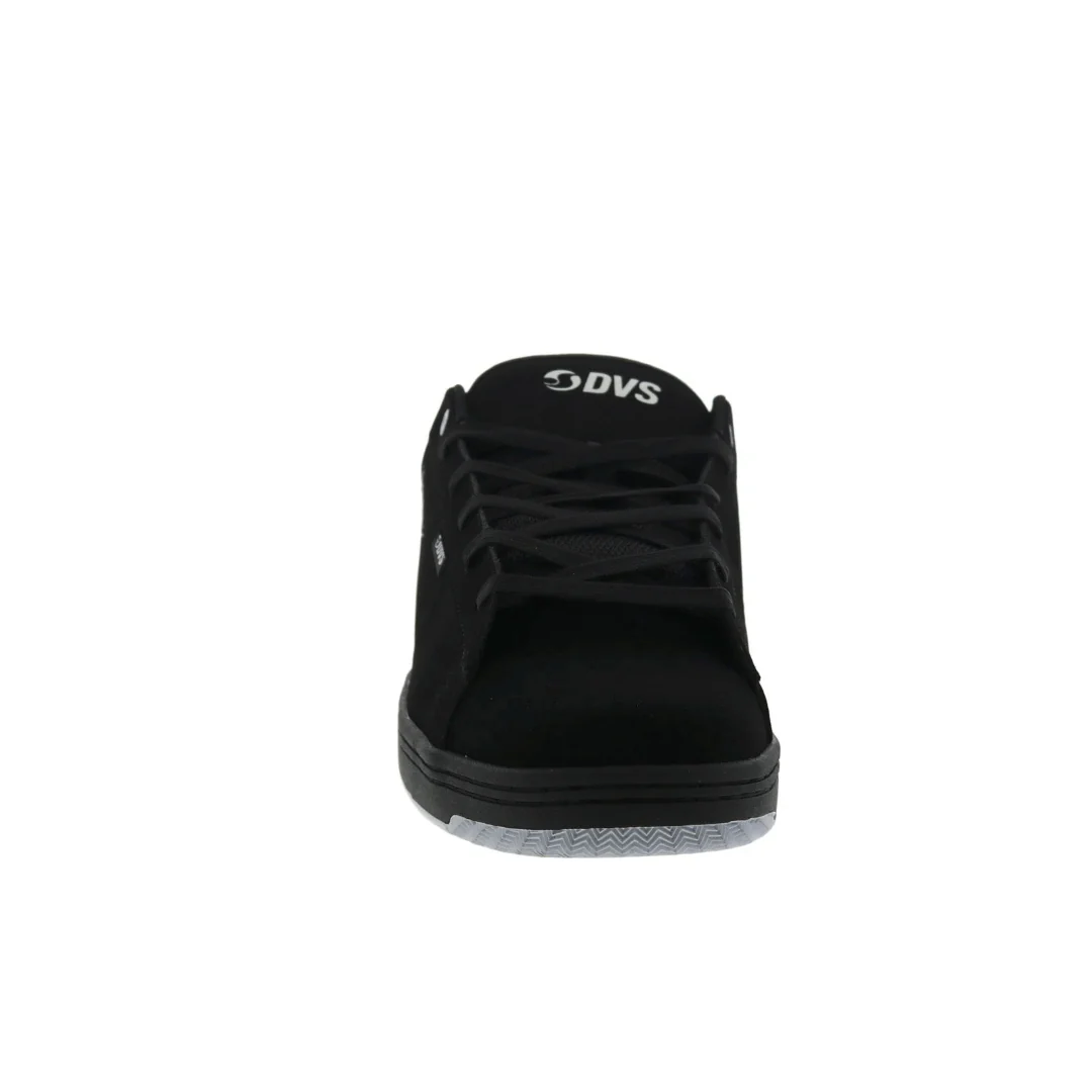 DVS Men's Revival Skate Shoe - Black & White Nubuck - Image 4