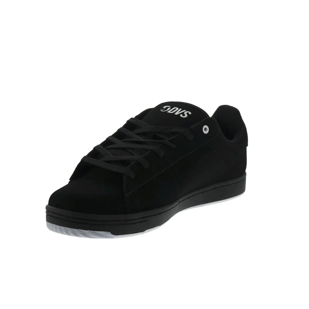 DVS Men's Revival Skate Shoe - Black & White Nubuck - Image 5