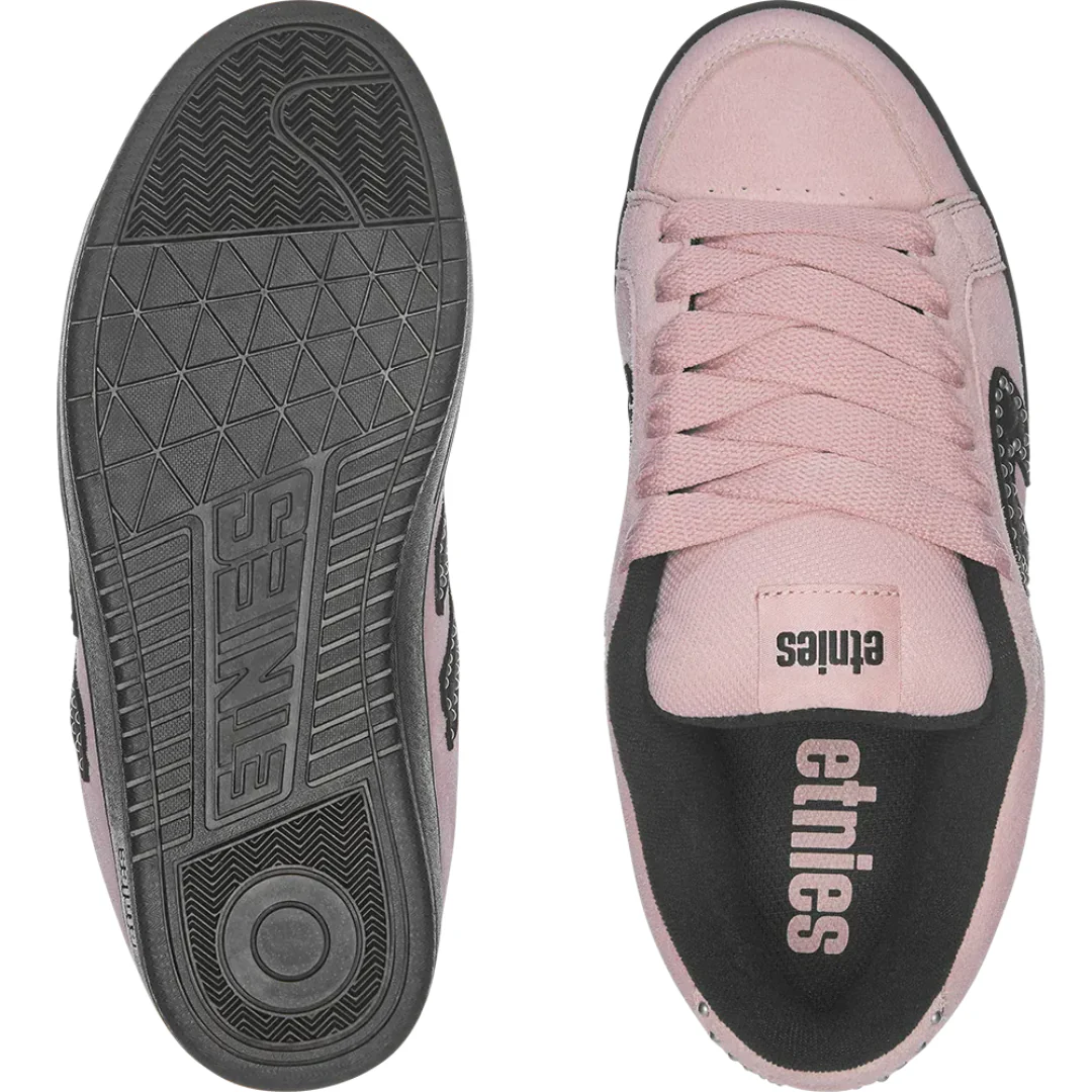 Etnies Men's Kingpin Skate Shoes - Pink/Black - Image 3