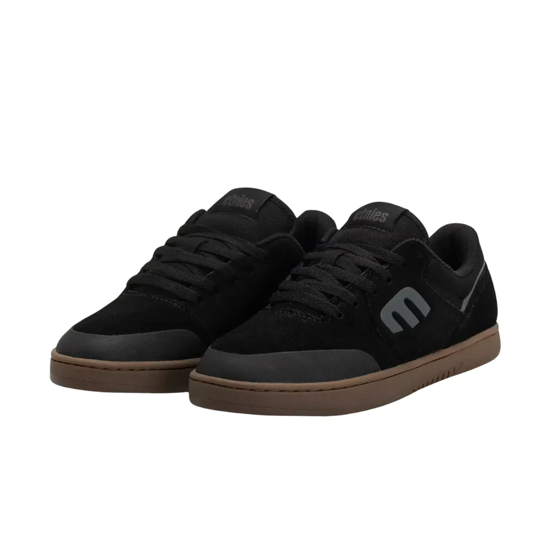Etnies Men's Marana Skate Shoes - Black/Charcoal/Gum - Image 2