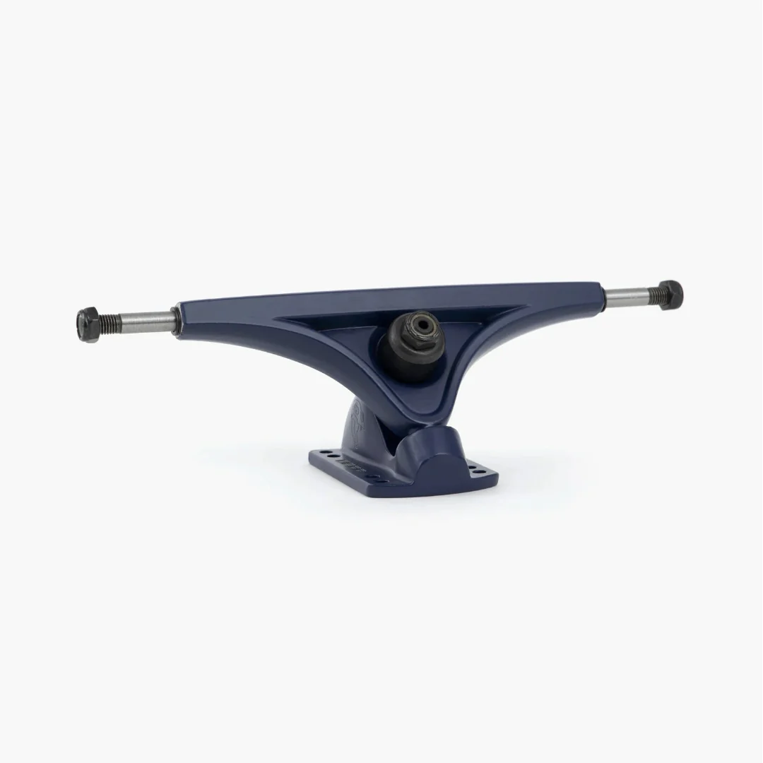 Gen 6 Bear Trucks (180mm 50°) - Sapphire Blue - Black 90a Bushings - Image 2