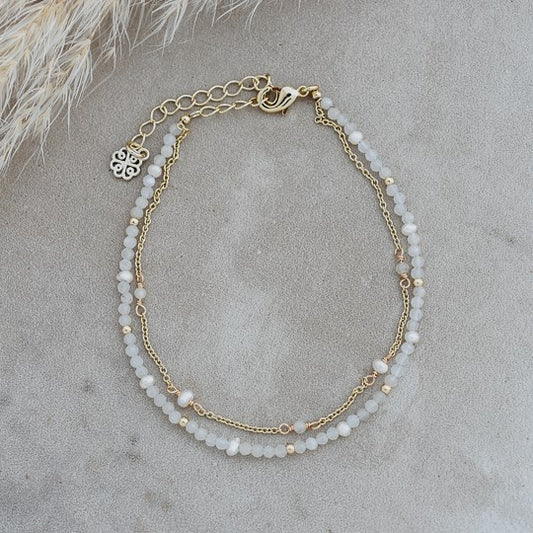 Glee Alyssa Bracelet - White Pearl - Image 4