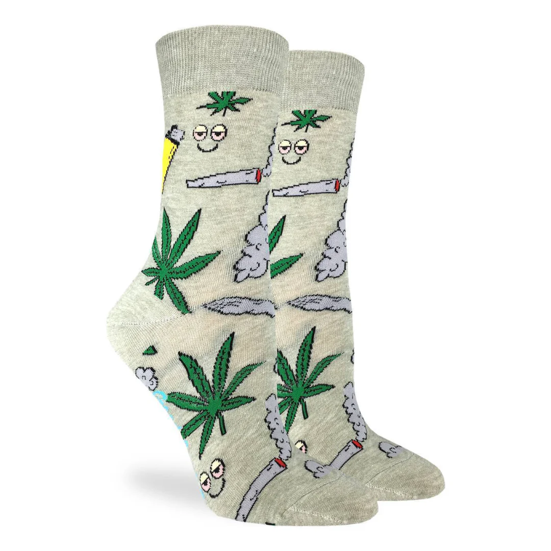 Good Luck Socks Men's Stoned Marijuana Socks