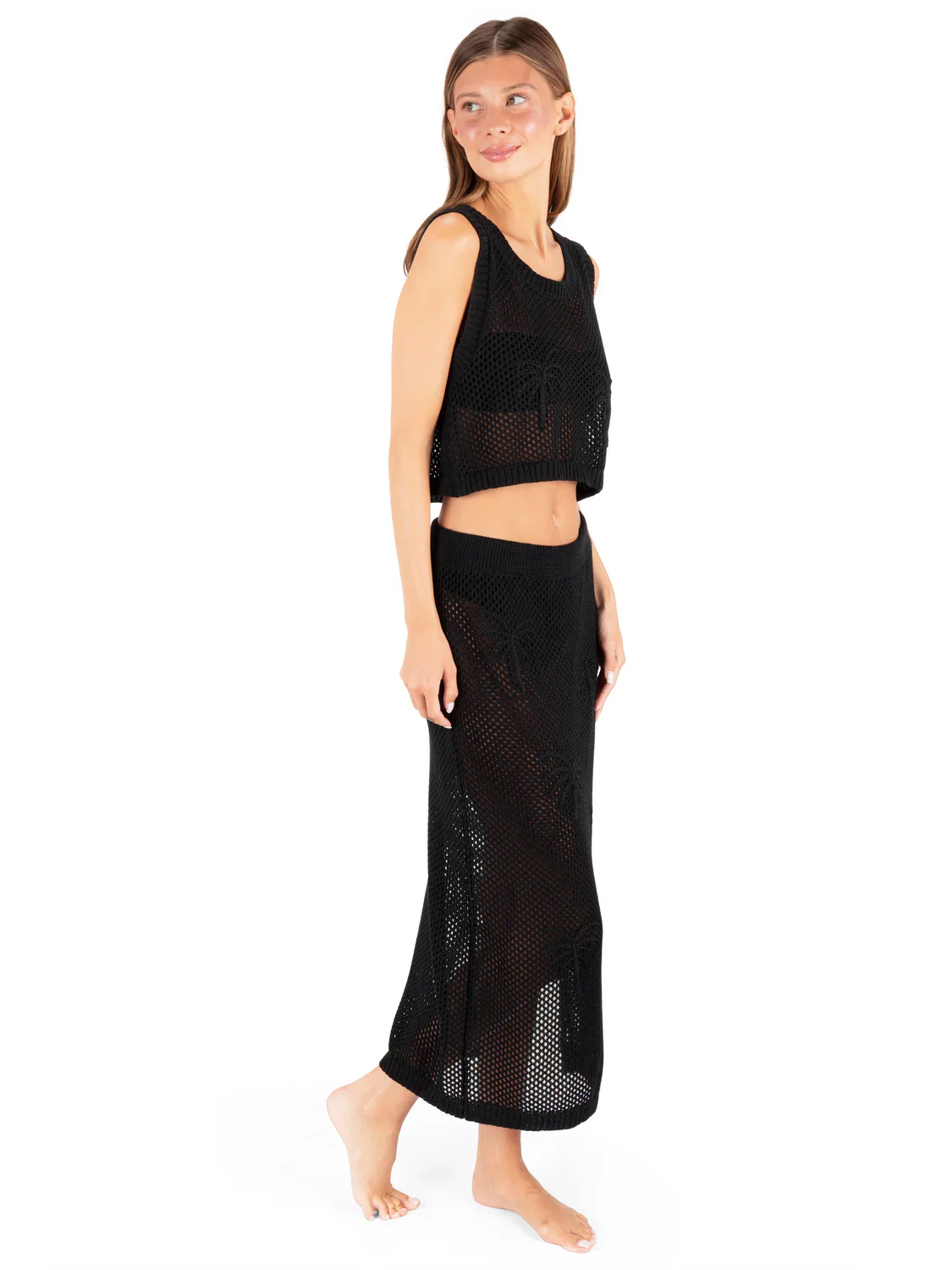 Hurley Women's Embroidered Crochet Skirt - Image 6