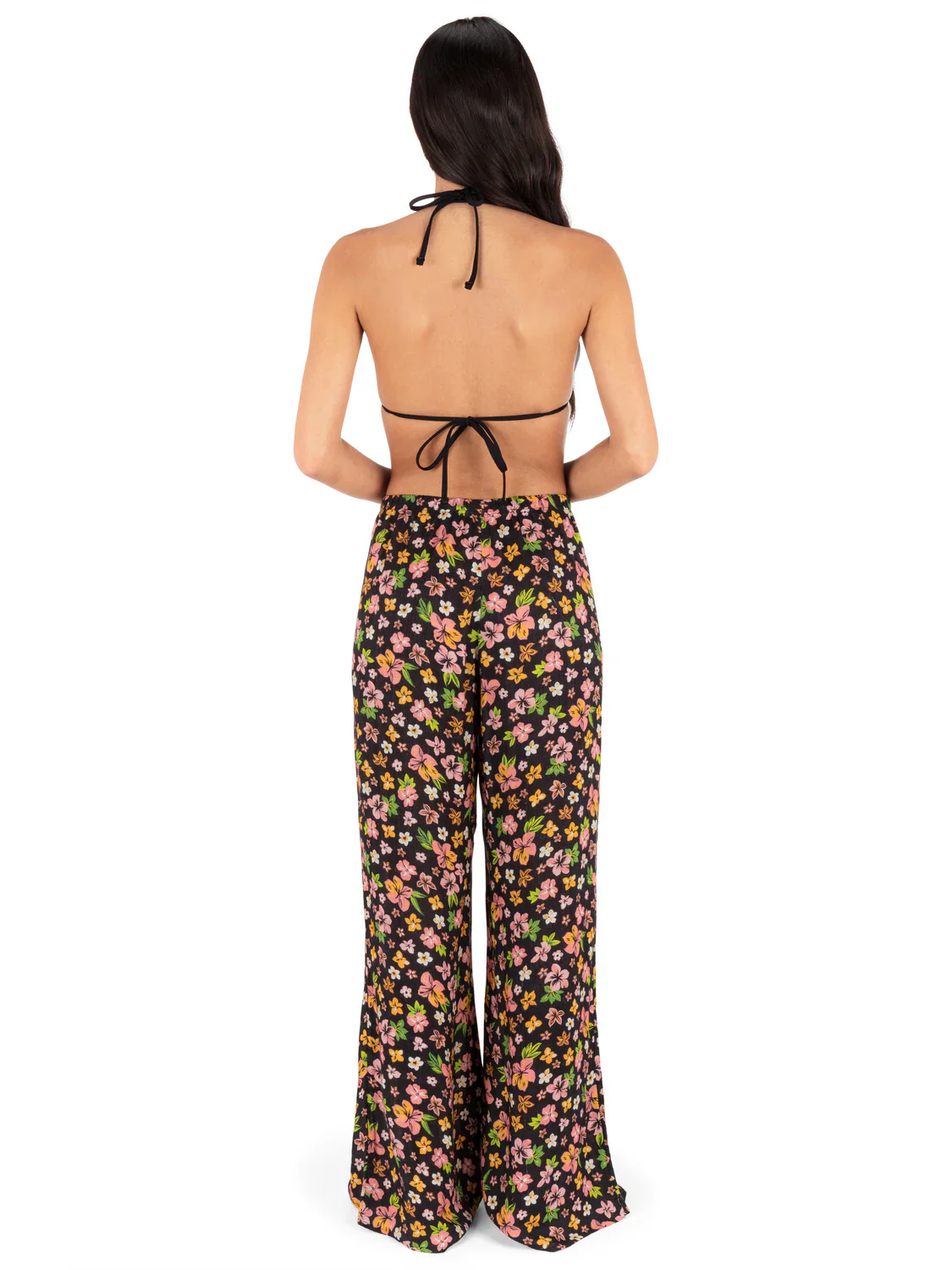 Hurley Women's Hibiscus Dream Beach Pant - Black Floral - Image 2