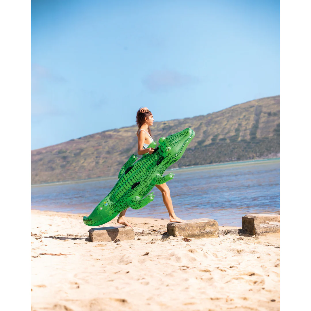 Intex Giant Gator Ride-On Inflatable Pool Float - Image 4