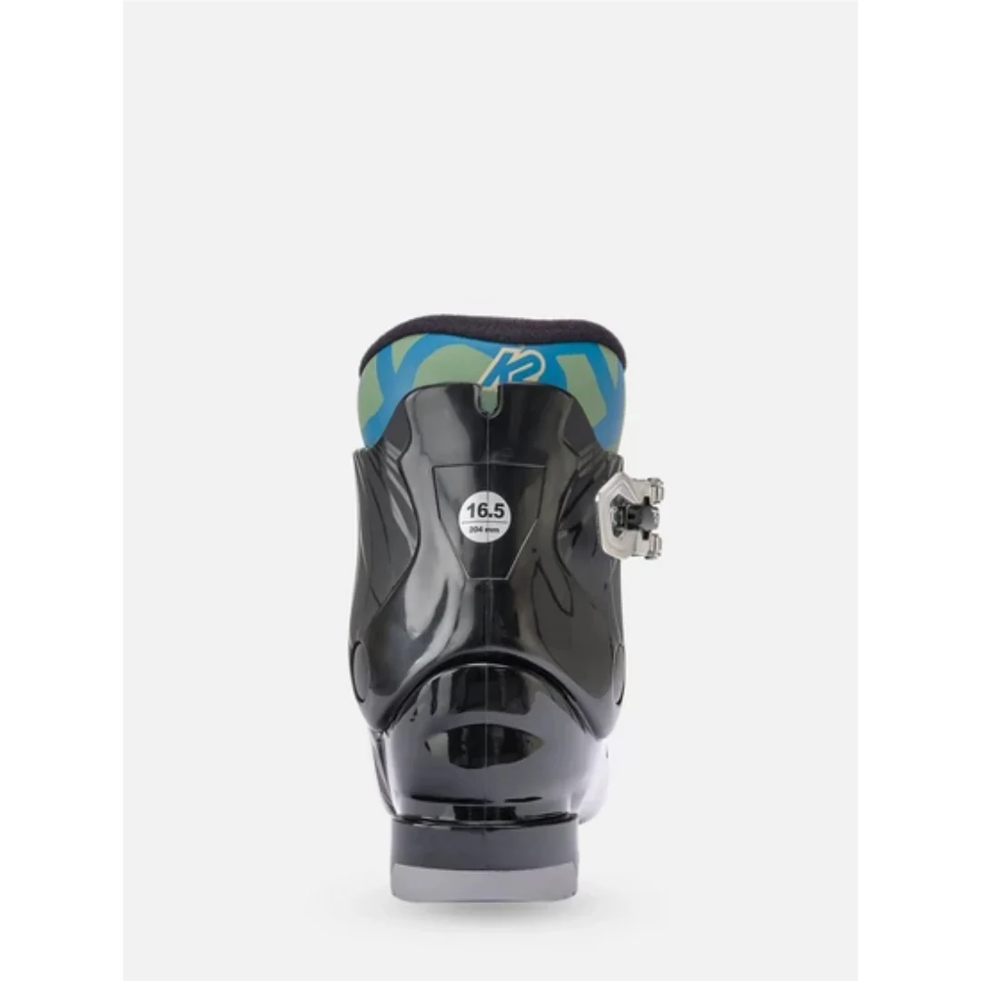 K2 INDY 1 Youth Boys Ski Boots Black - Image 4
