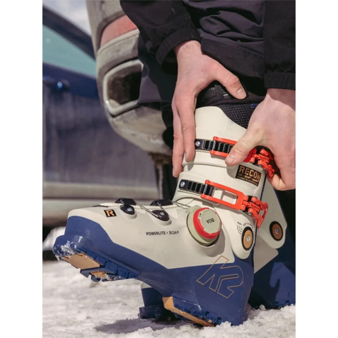 K2 RECON 120 BOA Mens Ski Boots - Tan - Image 7