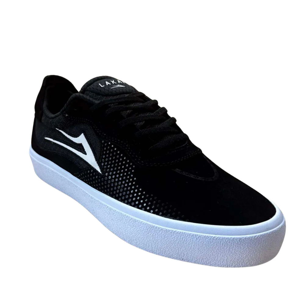Lakai Men's Essex Shoes - Black/White Suede - Image 2