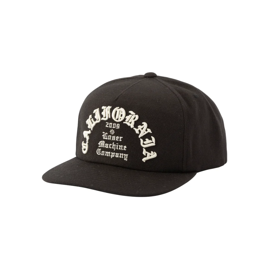 Loser Machine Men's Fantastic Snapback Hat - Black