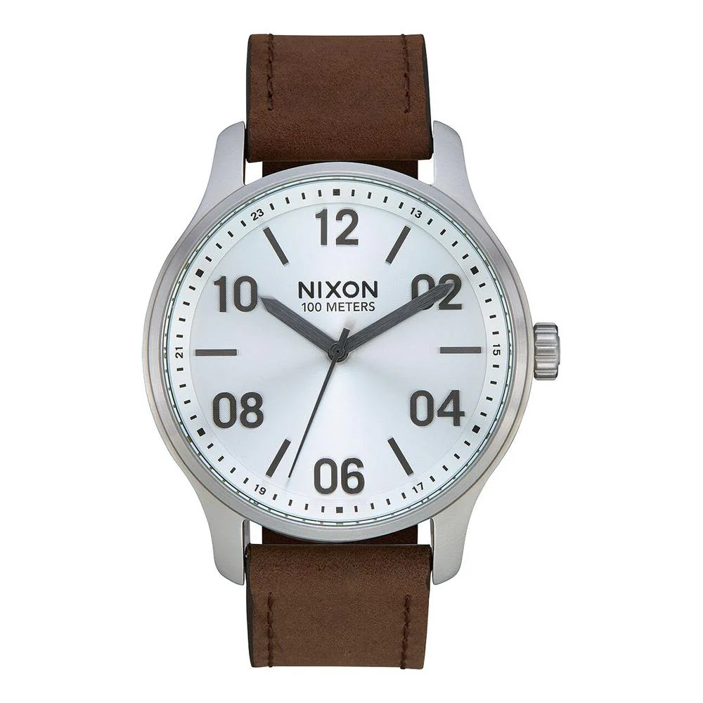 Nixon Patrol Mens Leather Watch - Image 6