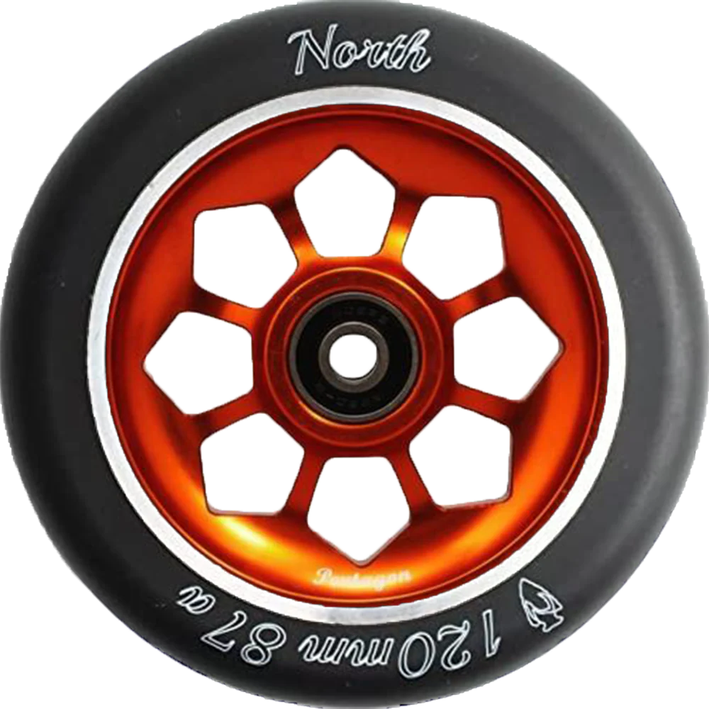 North Scooters Pentagon 87A Wheels 120mm - Pair
