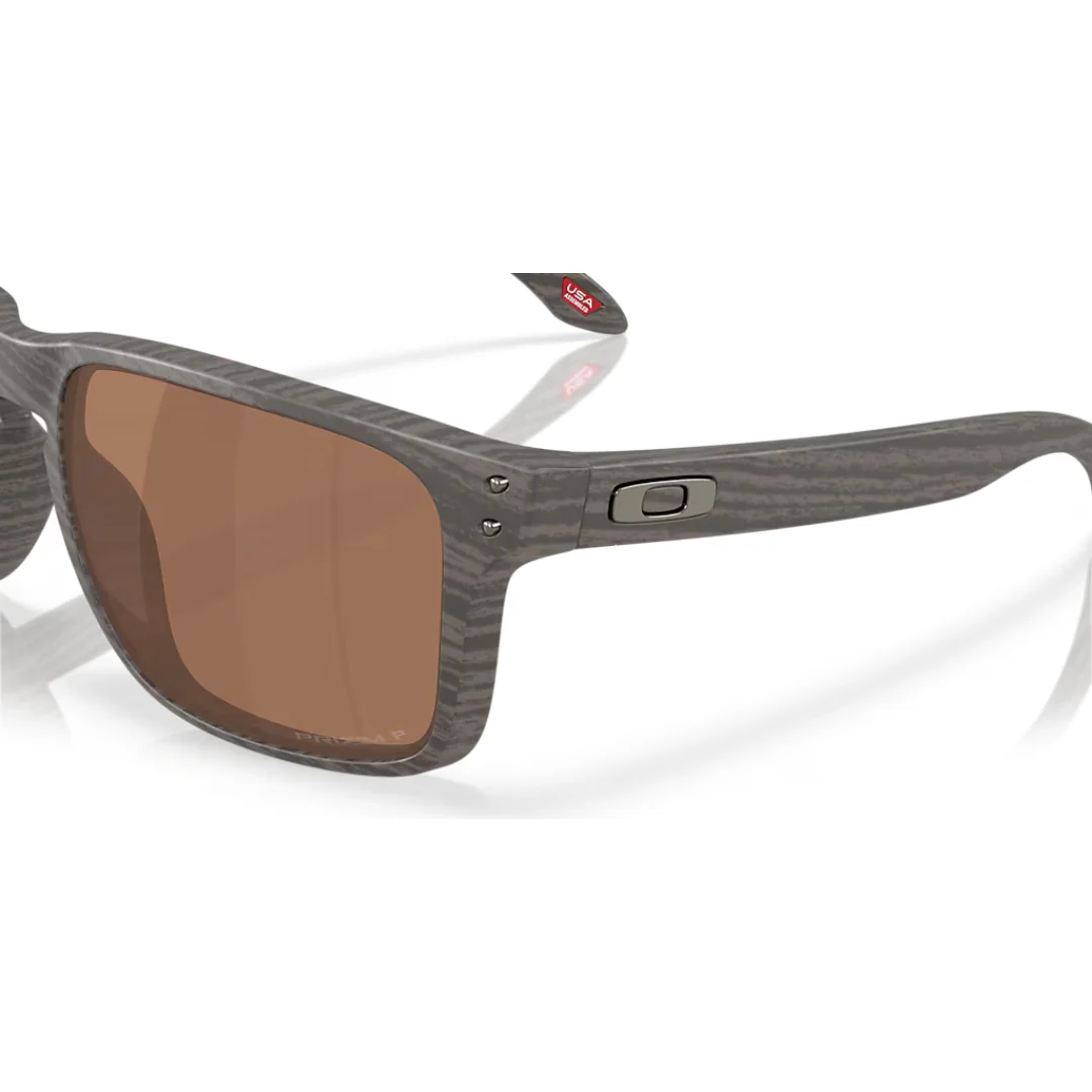 Oakley Holbrook XXL Sunglasses -  Woodgrain Prizm Tungsten Polarized - Image 3