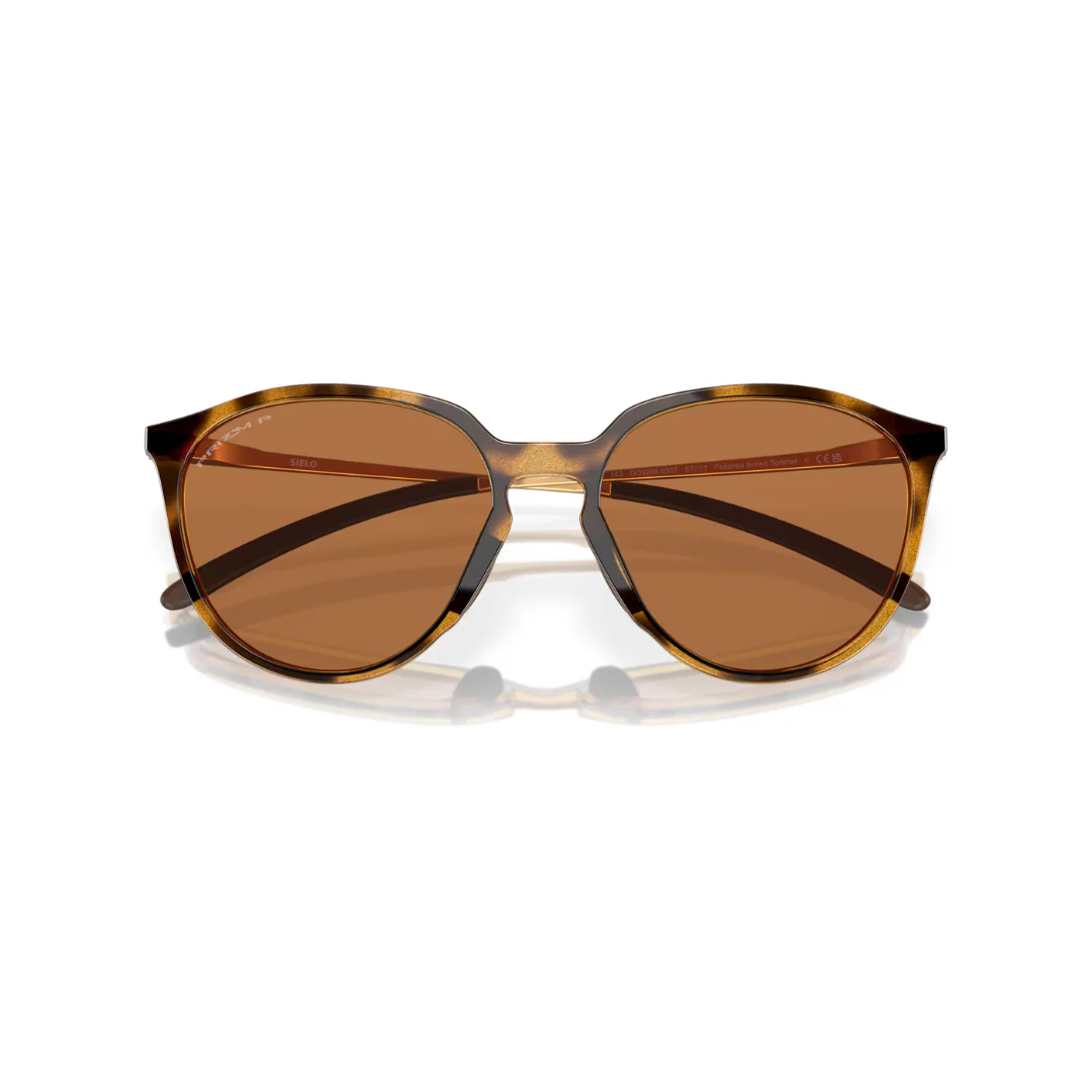 Oakley Sunglasses Sielo - Prizm Bronze Polarized Lenses,  Polished Brown Tortoise Frame - Image 5