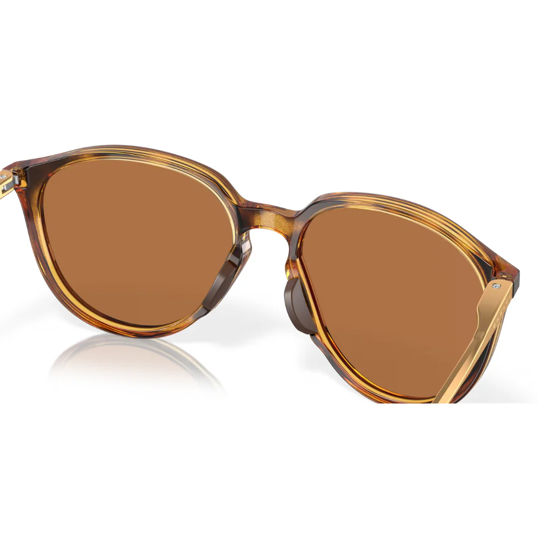Oakley Sunglasses Sielo - Prizm Bronze Polarized Lenses,  Polished Brown Tortoise Frame - Image 6