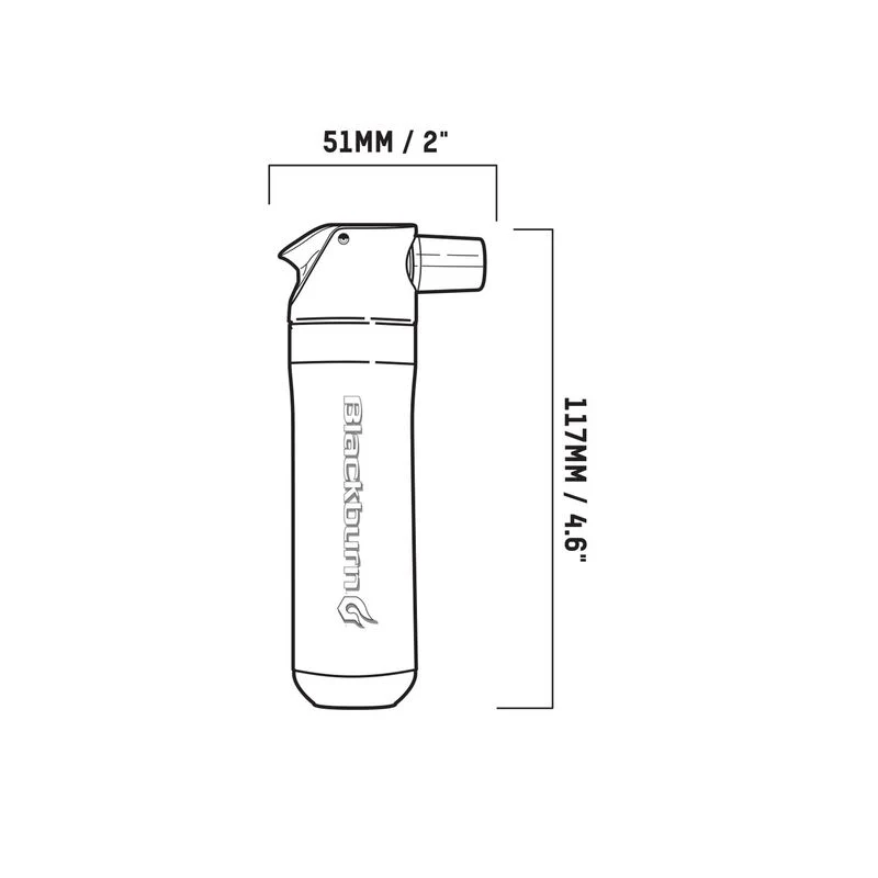 Blackburn Outpost CO2 Inflator w/Cartridge - Image 2