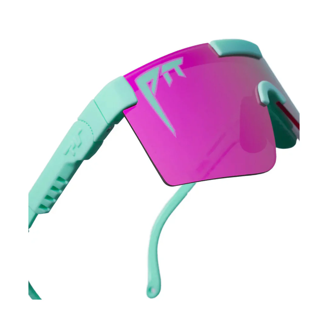 Pit Viper The Oral Exam Original Regular 2.0 Turquoise / Pink Mirror Polarized - Image 2