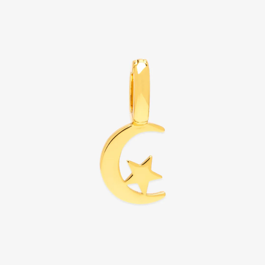 Pura Vida Harper Star And Moon Charm