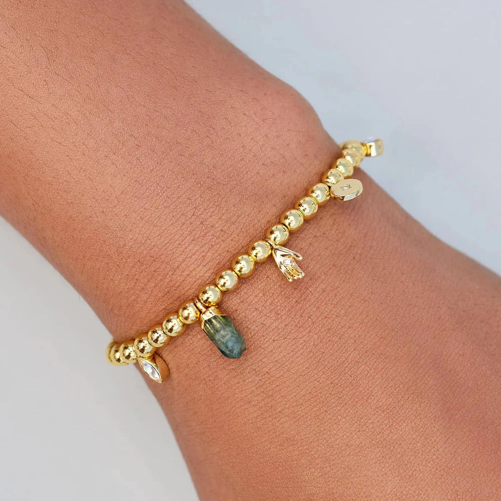 Pura Vida Mystics Mixed Charms Stretch Bracelet - Image 3