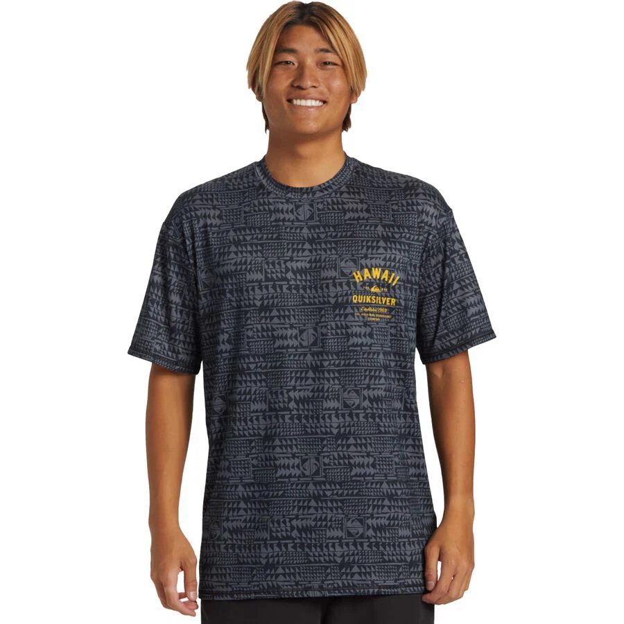 Quiksilver Men's Hi Multiply Surf Tee SS - Quarry - Image 4