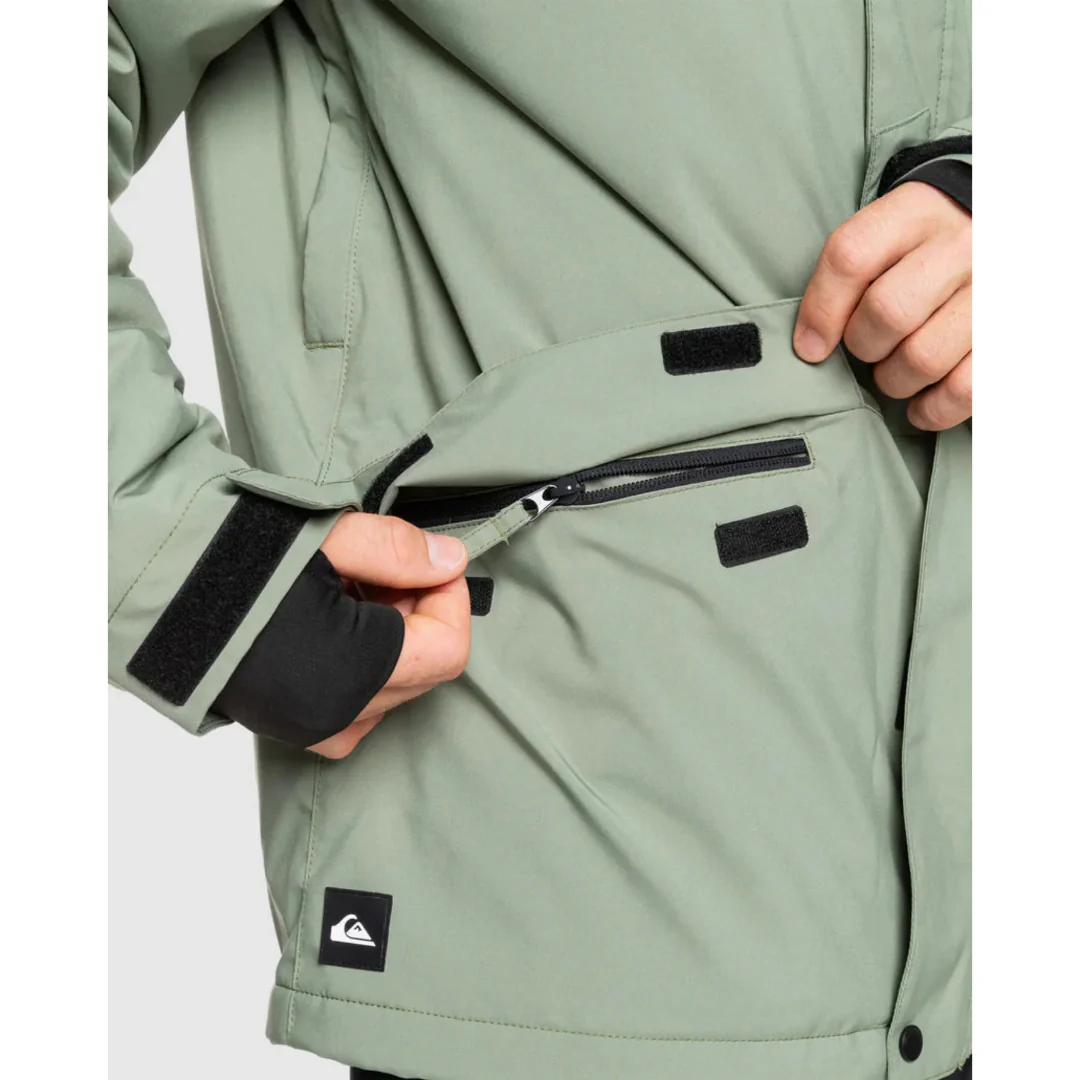 Quiksilver Men's Mission Solid Jacket - Sea Spray - Image 9