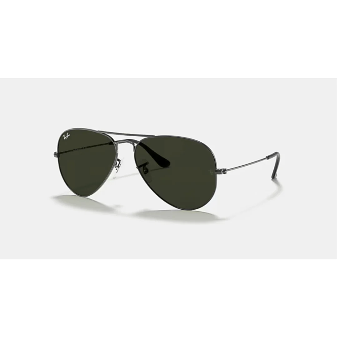 Ray Ban Aviator Classic Large Gunmetal G-15 Green