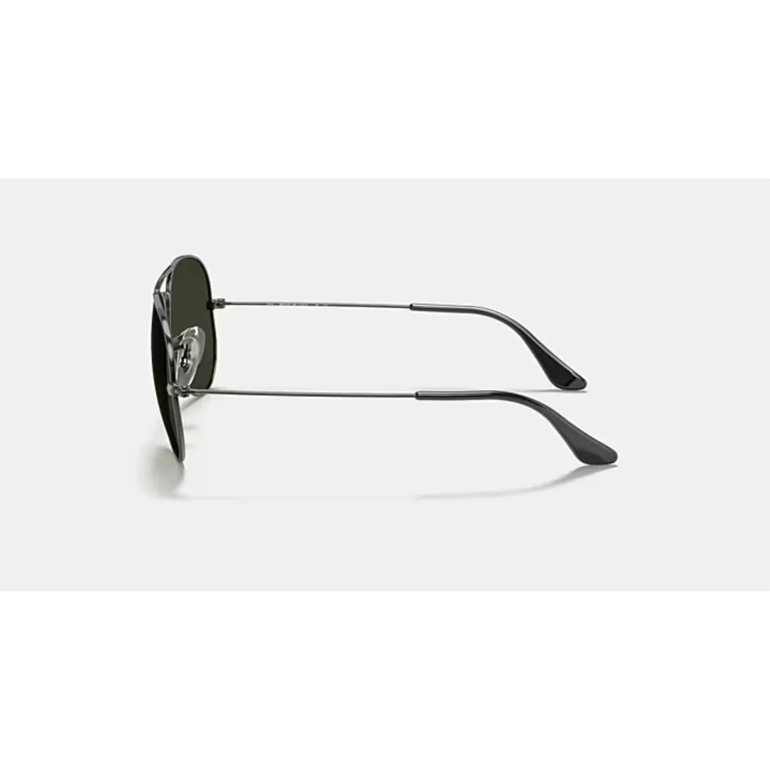 Ray Ban Aviator Classic Large Gunmetal G-15 Green - Image 3