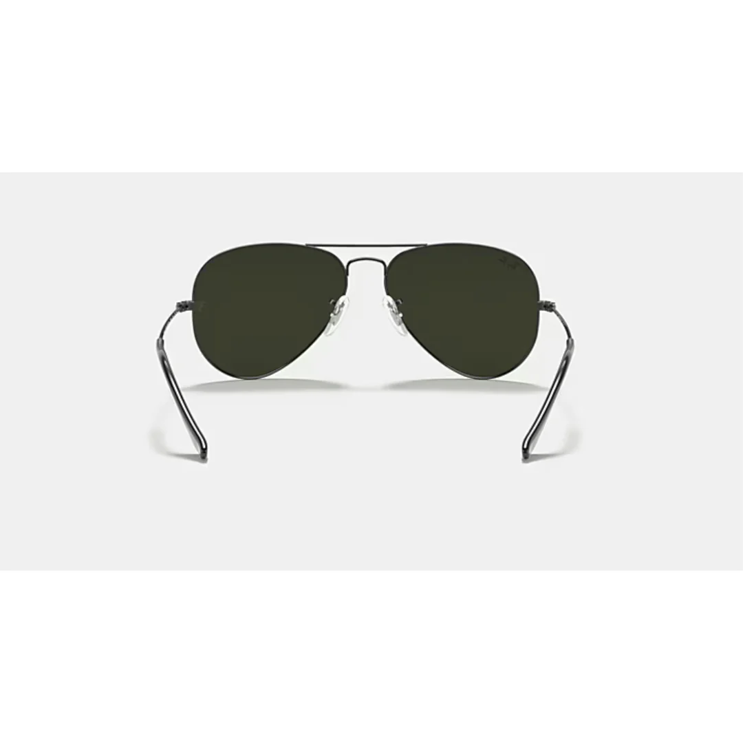 Ray Ban Aviator Classic Large Gunmetal G-15 Green - Image 4