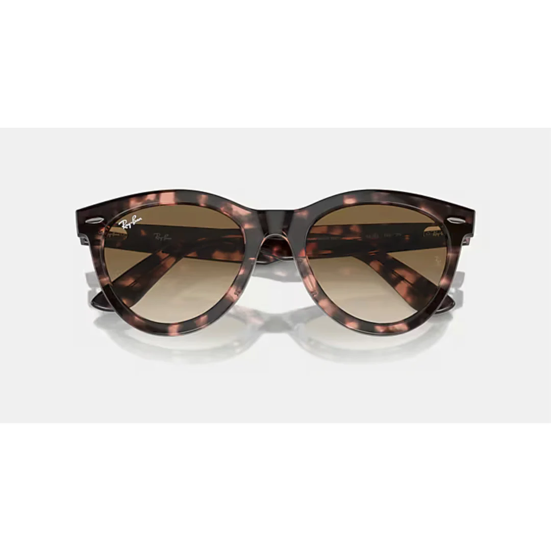 Ray Ban Wayfarer Way Sunglasses - Pink Havana - Image 5
