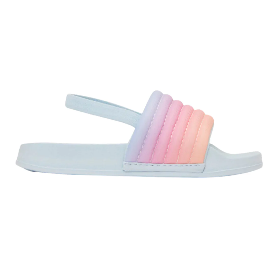 Roxy Toddler TW Slipper Ribbed Sandals - Light Blue - Image 2