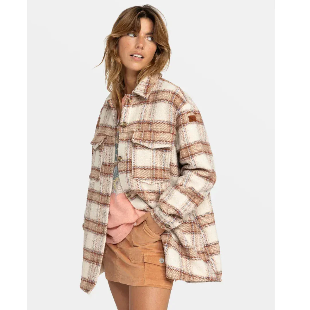 Roxy Women's Check The Swell Iiii Shacket - Image 6