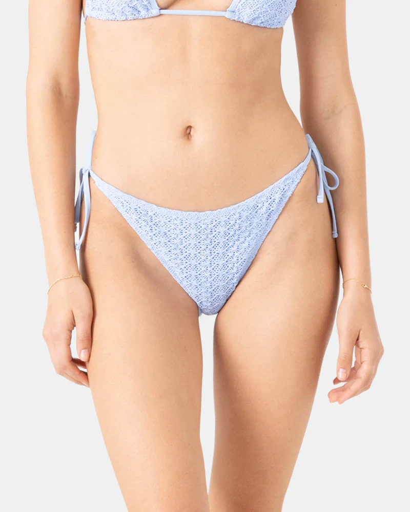 Roxy Women's Crochet Tie Side Cheeky - Open Air - Image 2