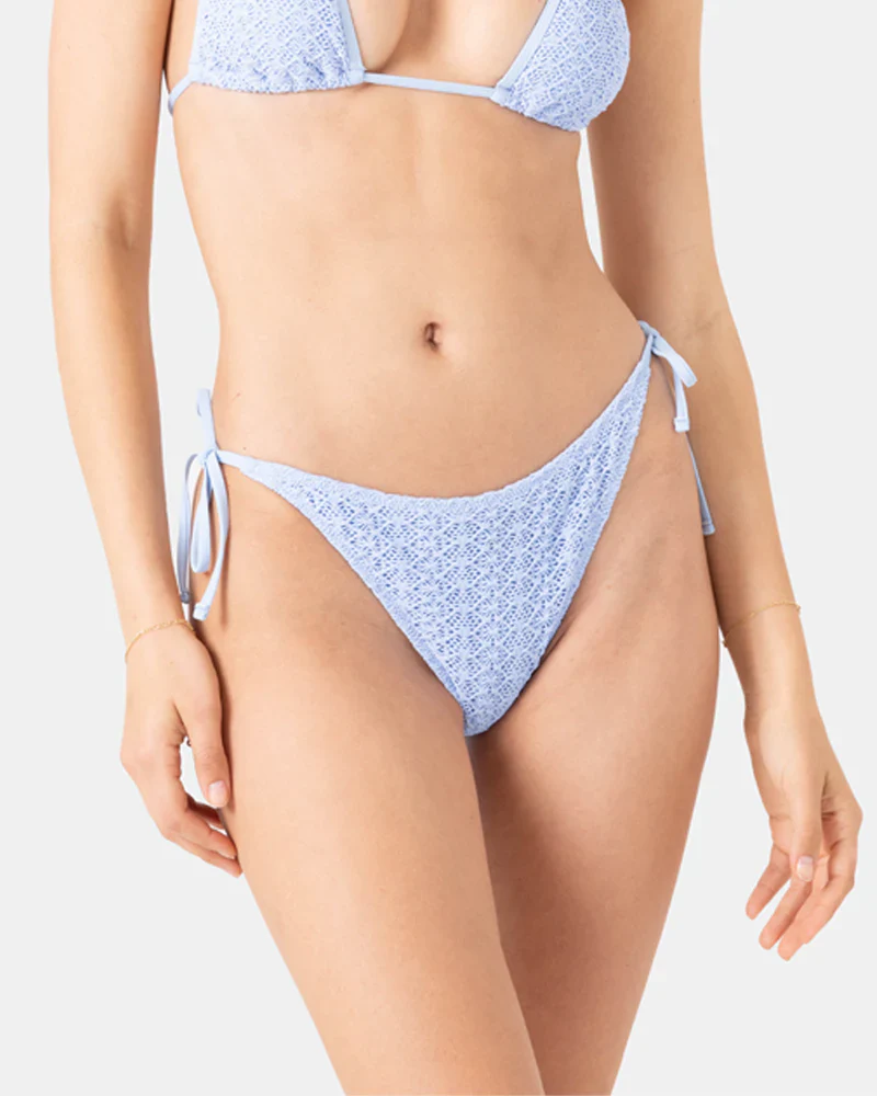 Roxy Women's Crochet Tie Side Cheeky - Open Air - Image 6