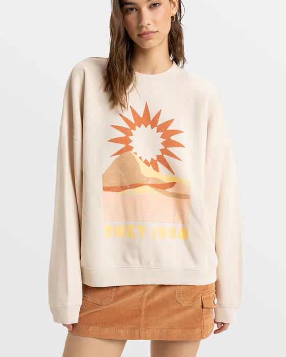 Roxy Women's Lineup Oversized Crew B