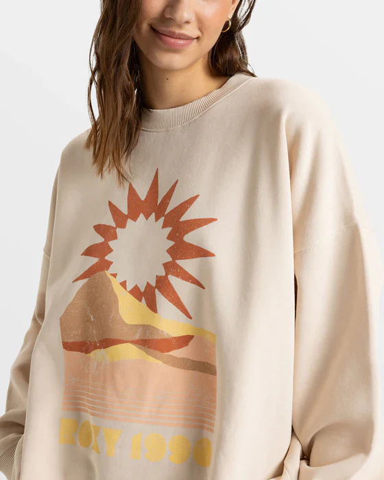 Roxy Women's Lineup Oversized Crew B - Image 2